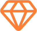 criação de sites - icone diamante